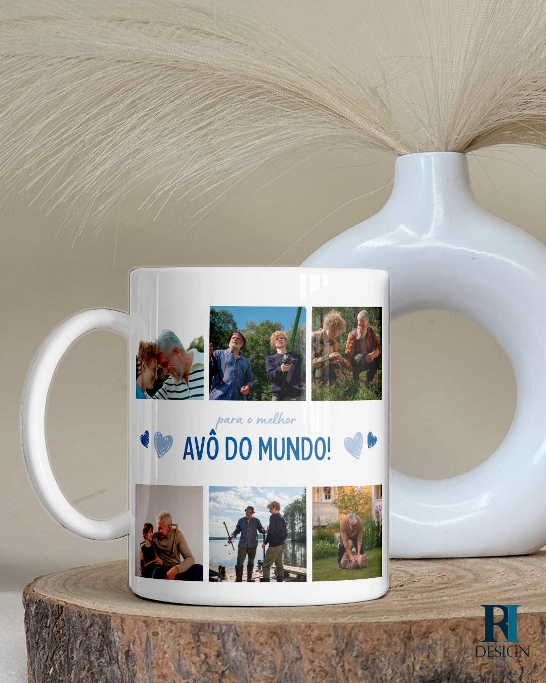 Caneca Dia Avós modelo 1 - RI Design