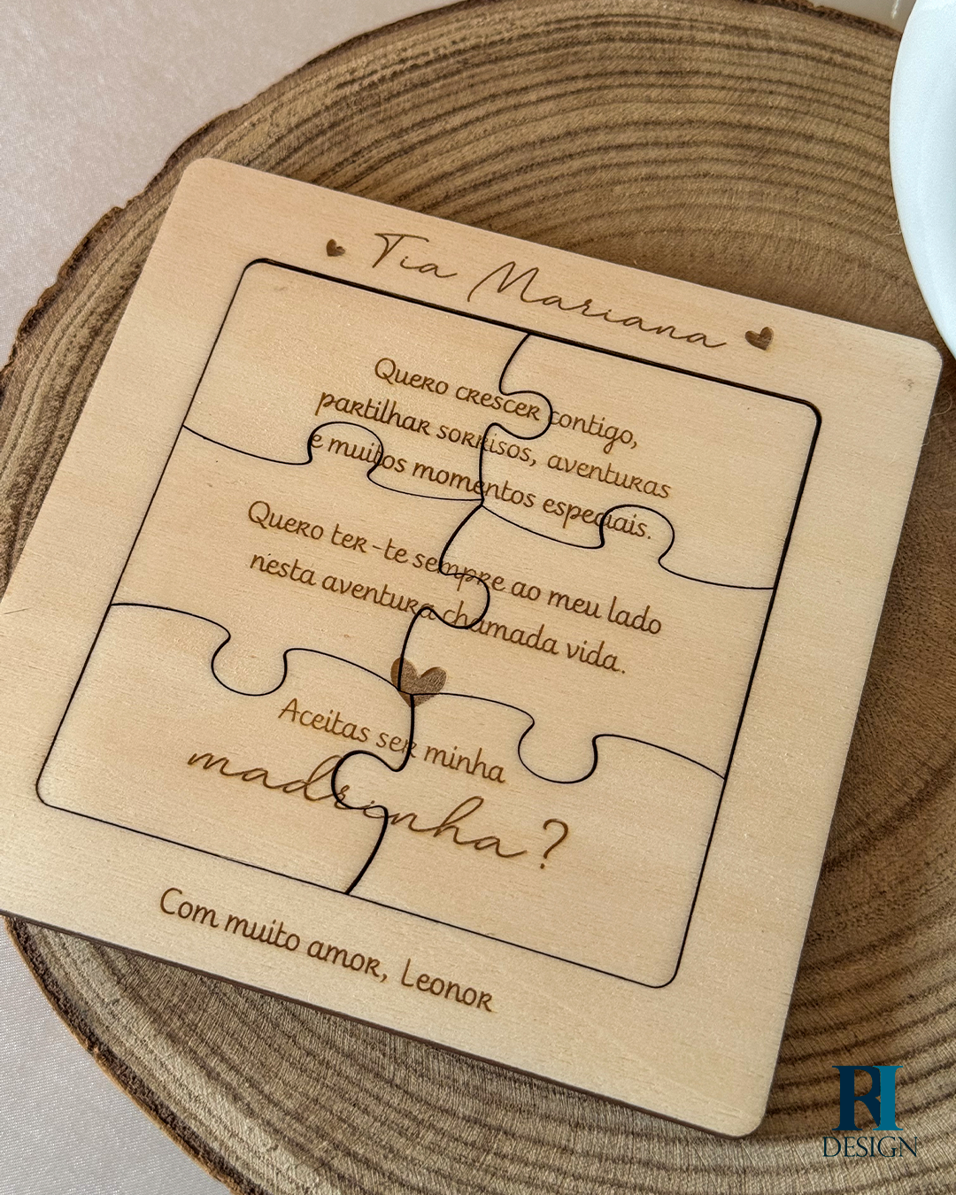 Pedido Padrinho / Madrinha Puzzle