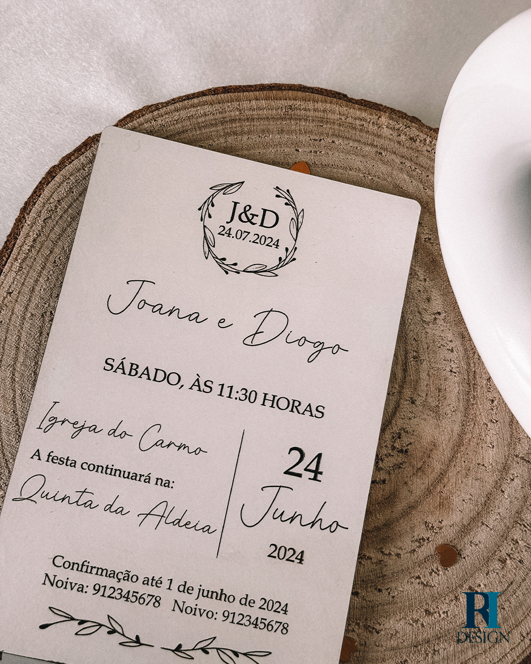 Convite Casamento Modelo 1