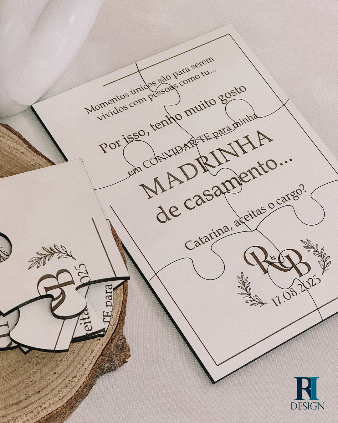Puzzle Pedido Padrinho - RI Design