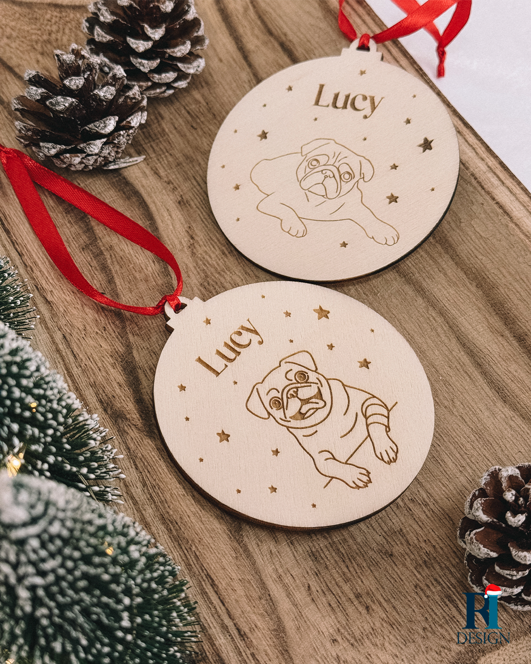 Bola de Natal Contorno Foto