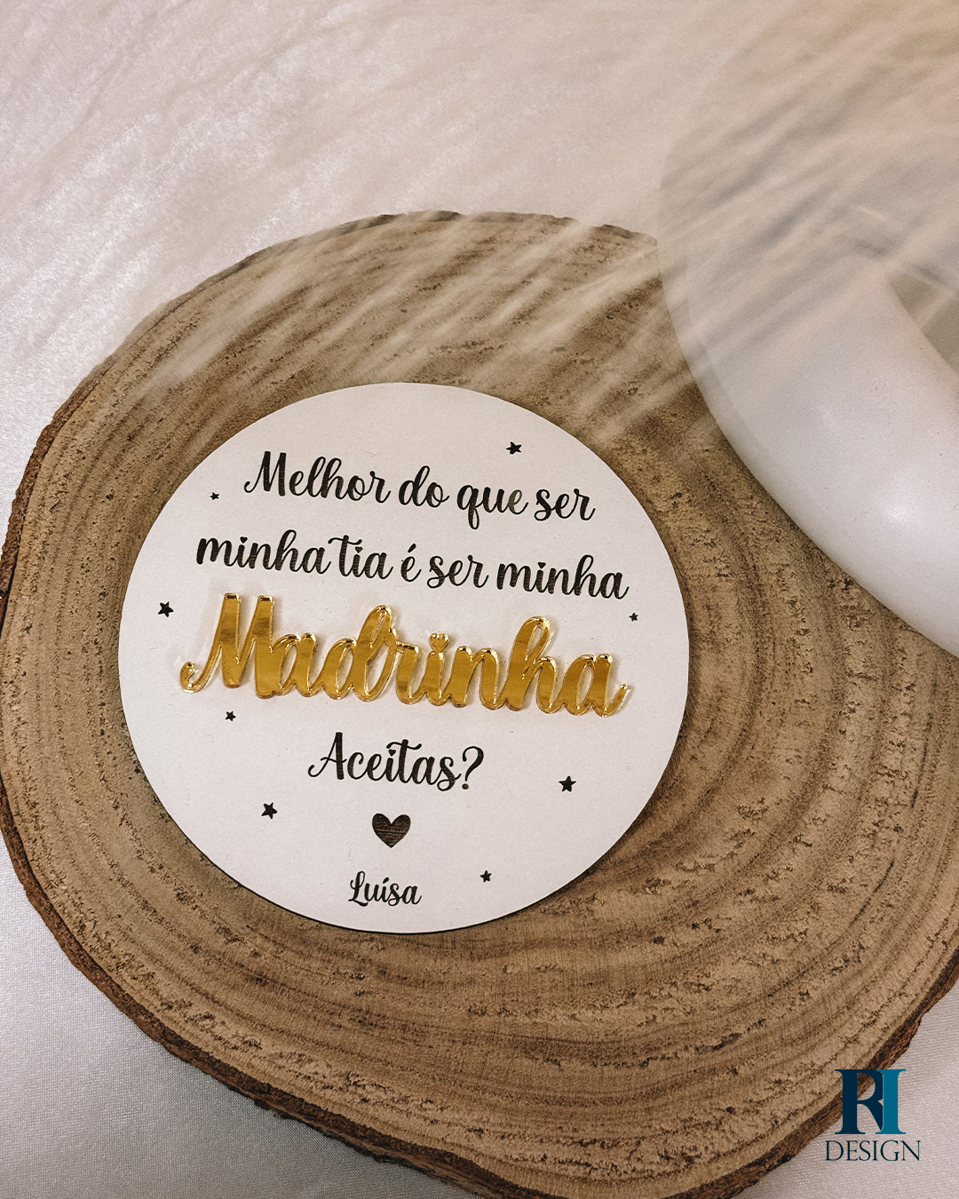 Pedido Padrinho / Madrinha Dourado