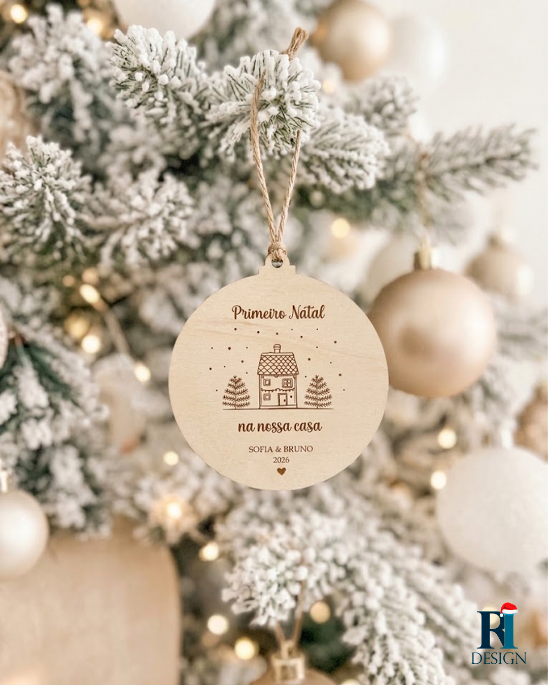 Bola de Natal Primeiro Natal na Nossa Casa – C9