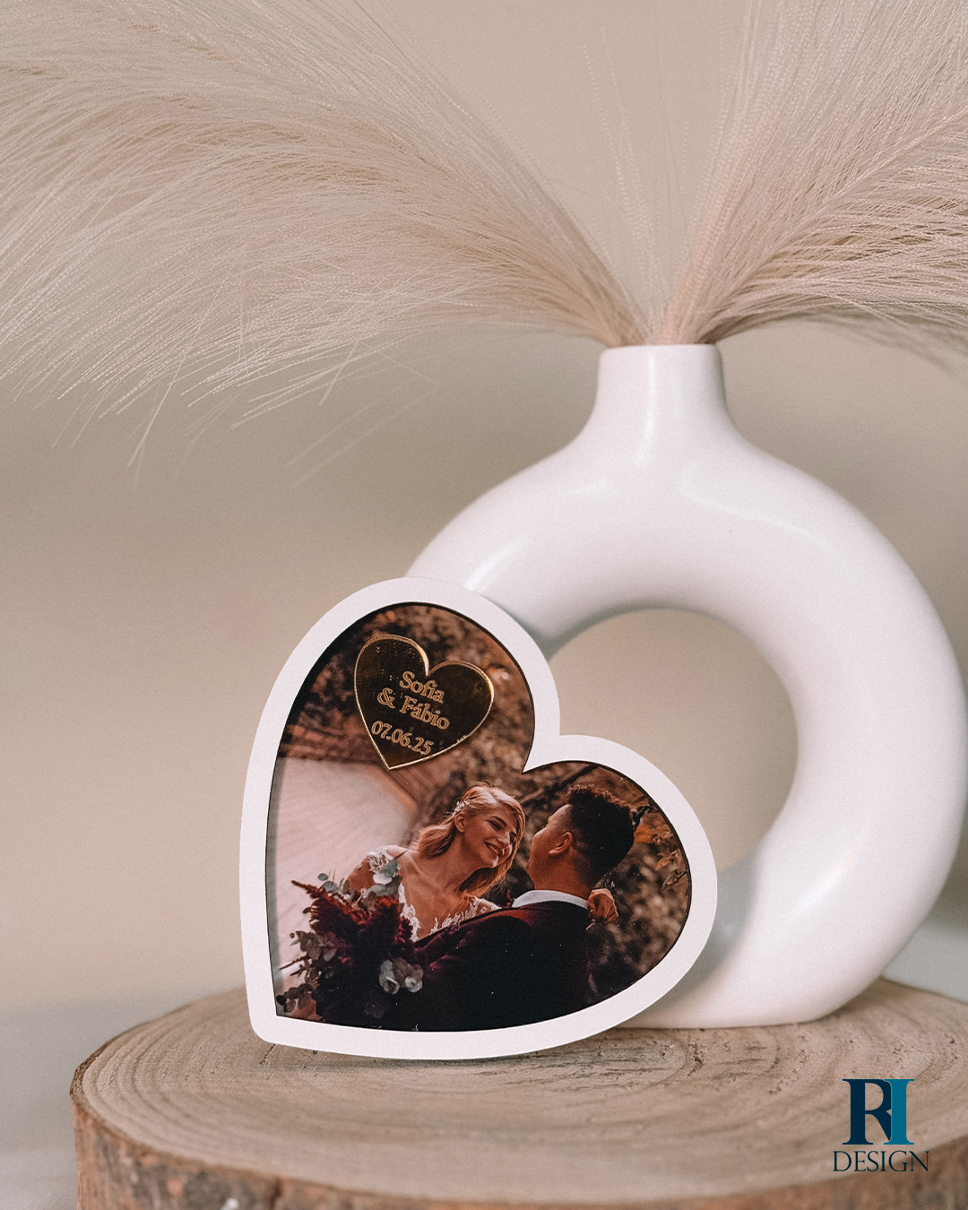 Calendario de recuerdos de boda