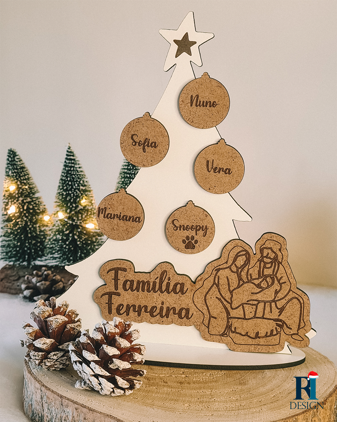 Árvore de Natal Família - RI Design