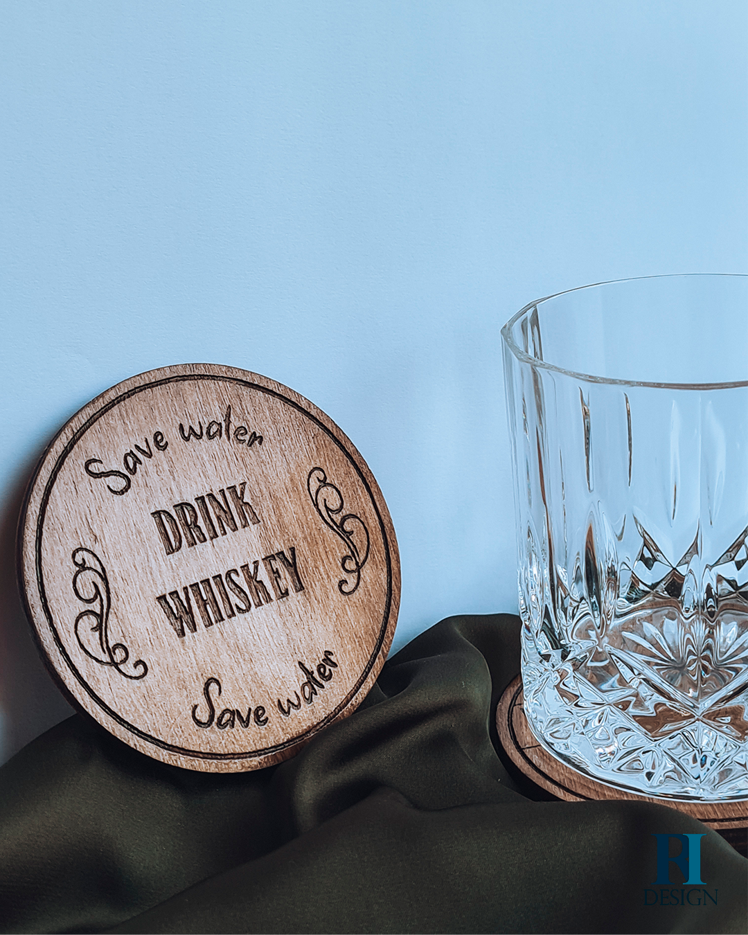 Base de copos whiskey