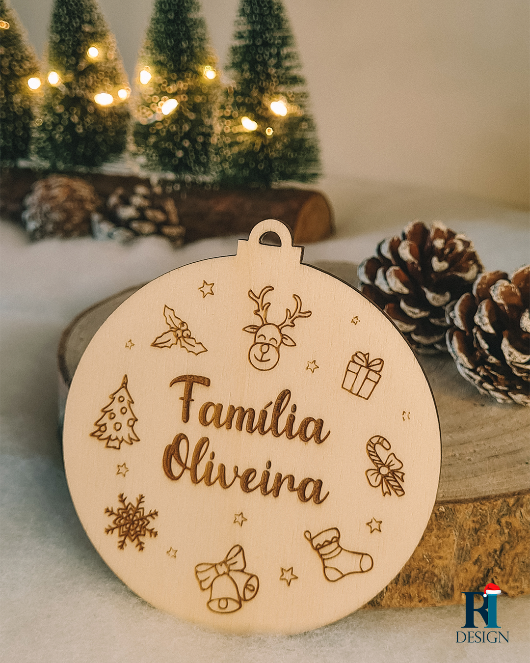 Bola de Natal F3 - RI Design