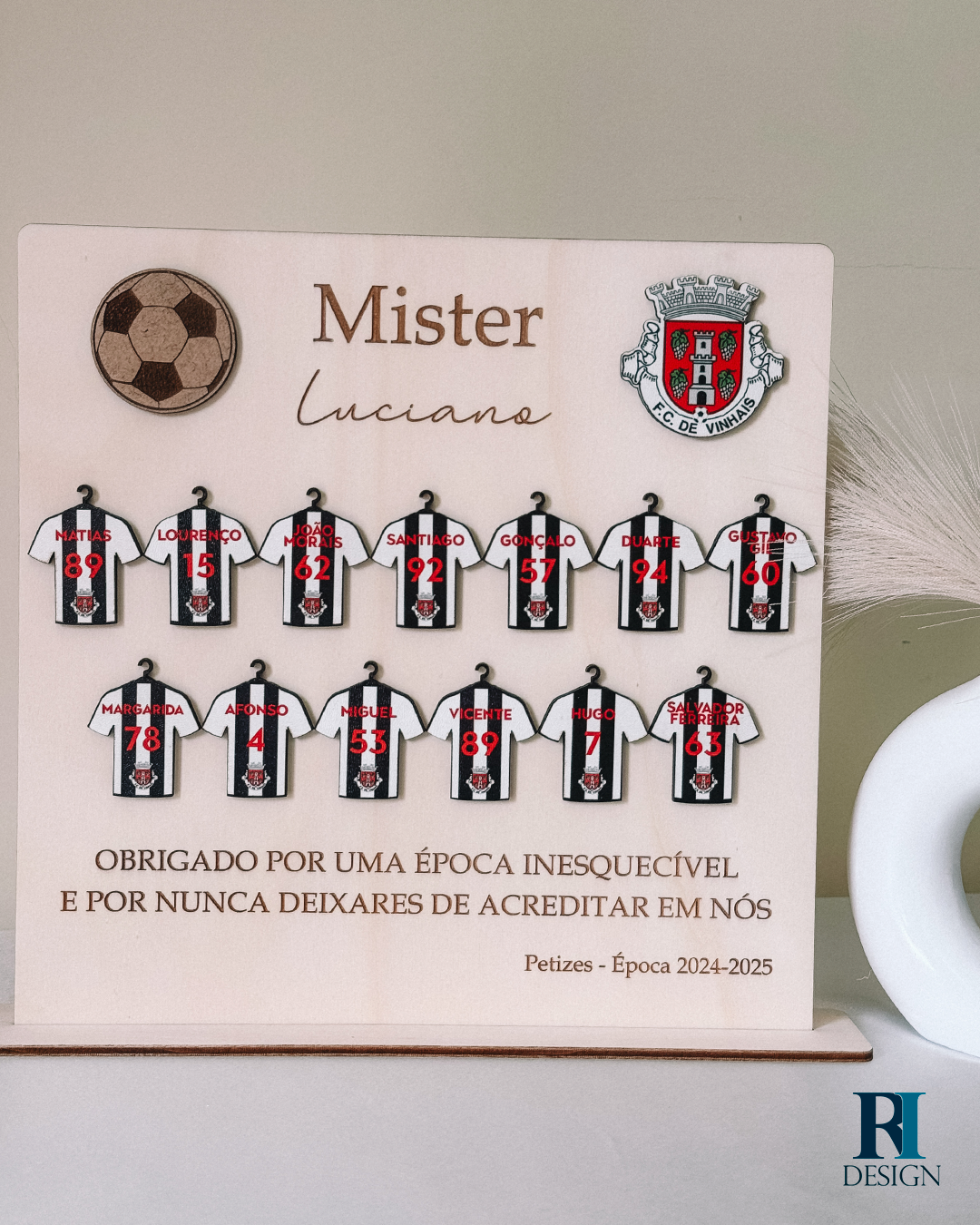 Quadro Treinador c/ base - RI Design