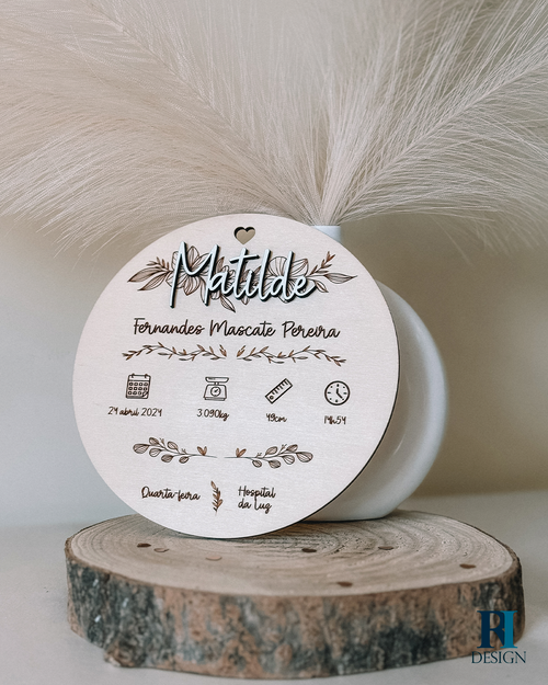 Placas de nascimento