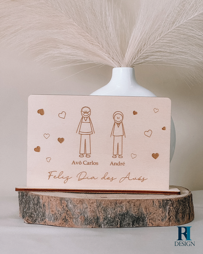 Placa Dia dos Avós - RI Design