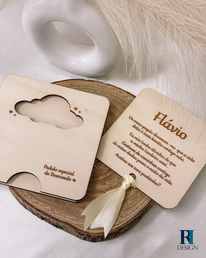 Convite Pedido Padrinho/Madrinha