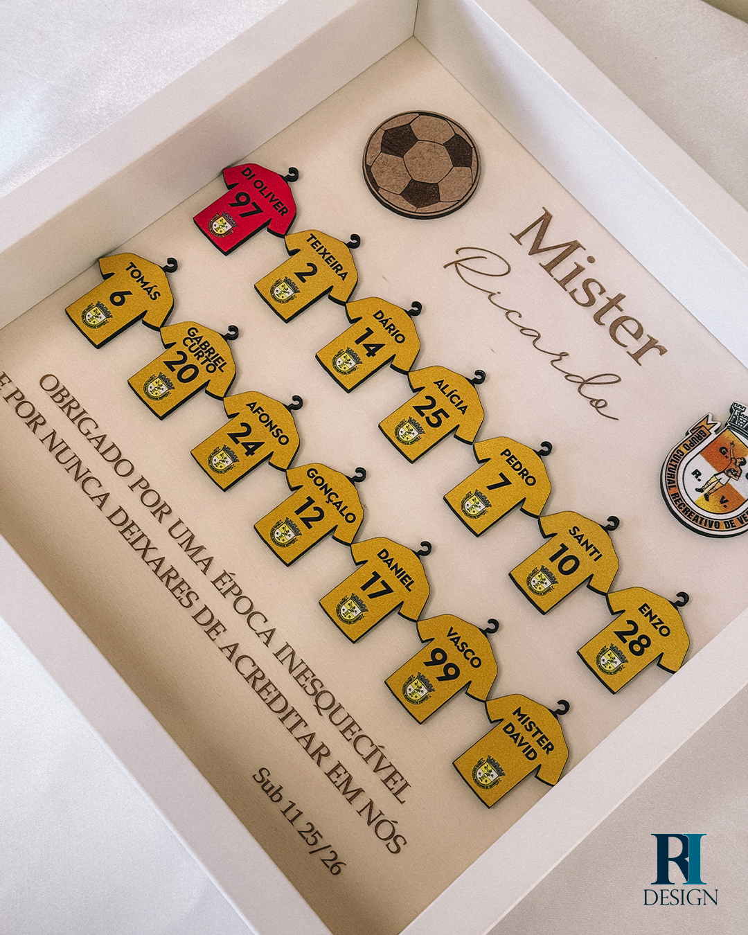 Quadro Treinador c/ moldura