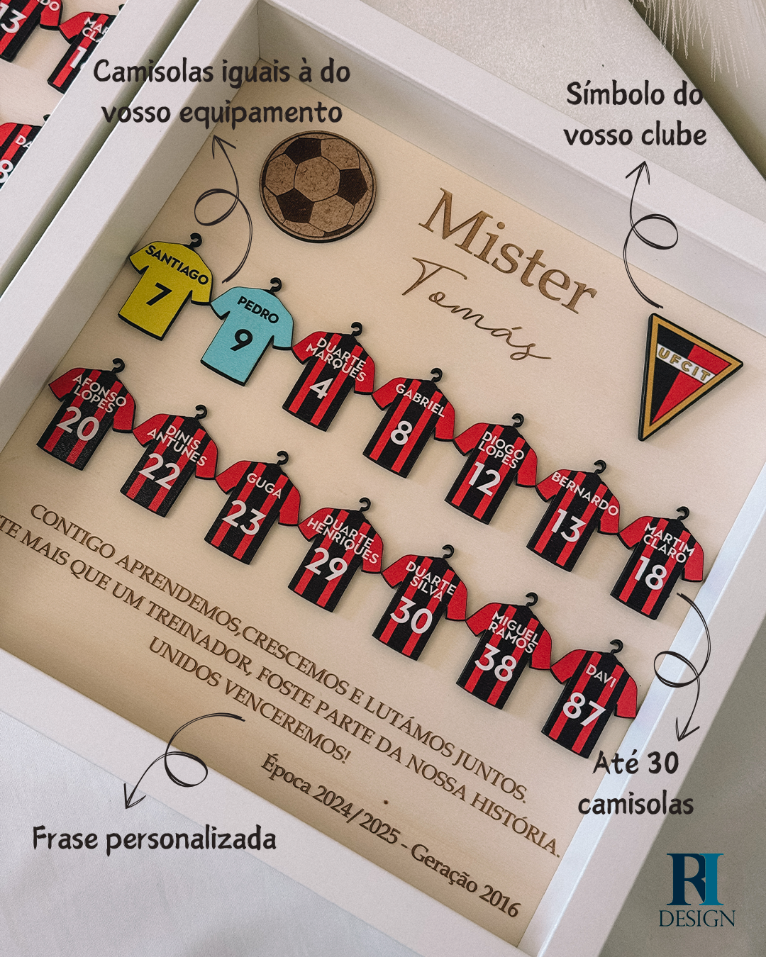 Quadro Treinador c/ moldura