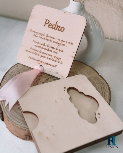 Convite Pedido Padrinho/Madrinha - RI Design