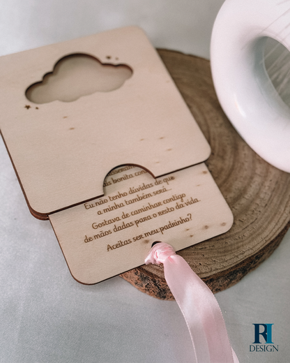 Convite Pedido Padrinho/Madrinha - RI Design