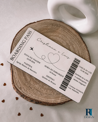 Convite Casamento Modelo 7 - RI Design