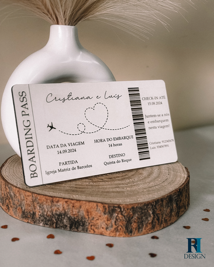 Convite Casamento Modelo 7 - RI Design