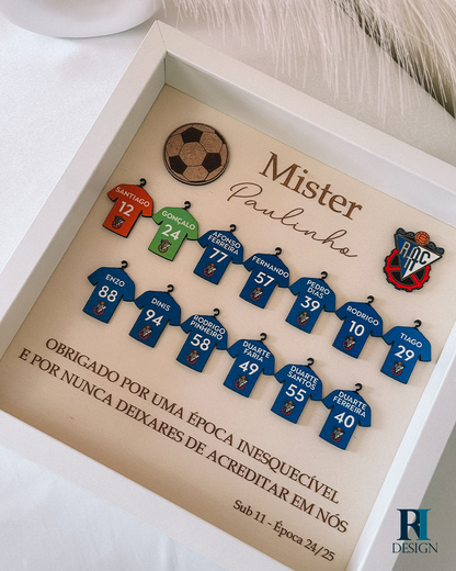 Quadro Treinador c/ moldura - RI Design