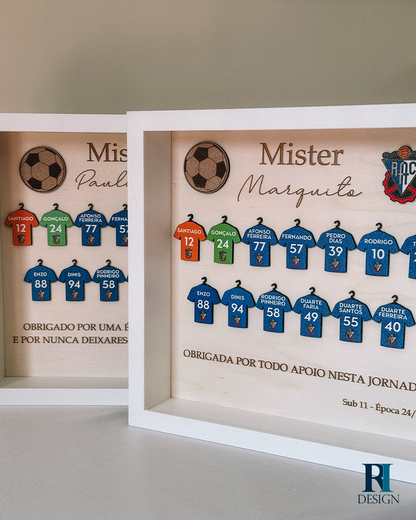 Quadro Treinador c/ moldura - RI Design