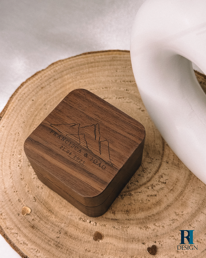 Caixa porta-alianças modelo 3 - RI Design