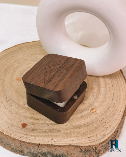 Caixa porta-alianças modelo 3 - RI Design