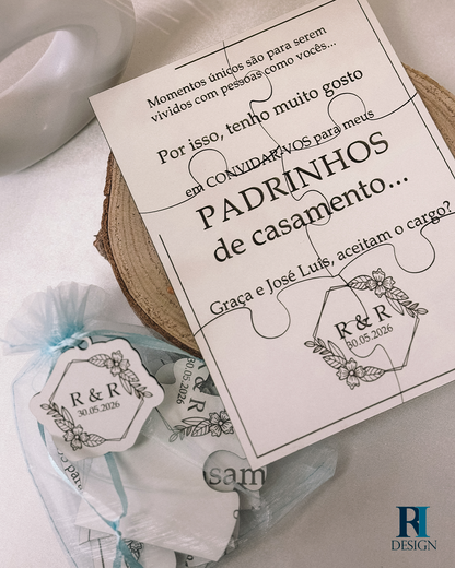 Puzzle Pedido Padrinho - RI Design