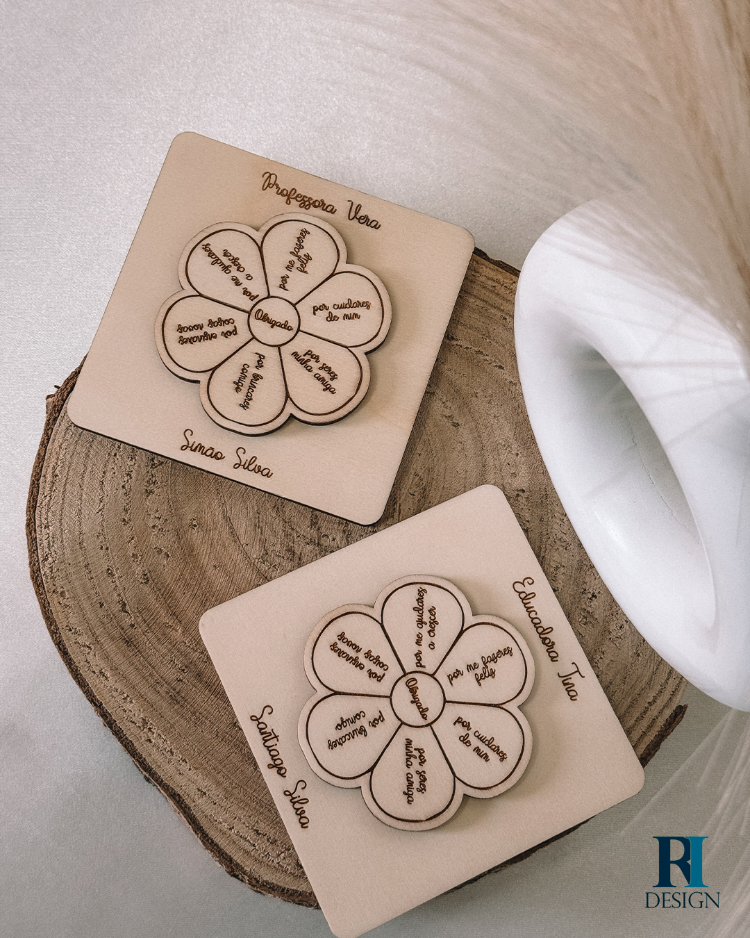 Placa flor - RI Design