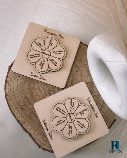 Placa flor - RI Design