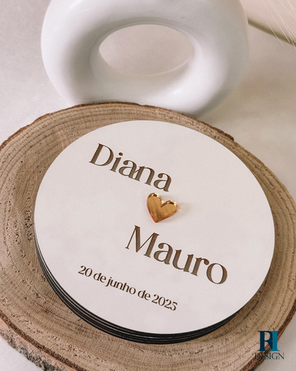 Caixa porta-alianças modelo 1 - RI Design