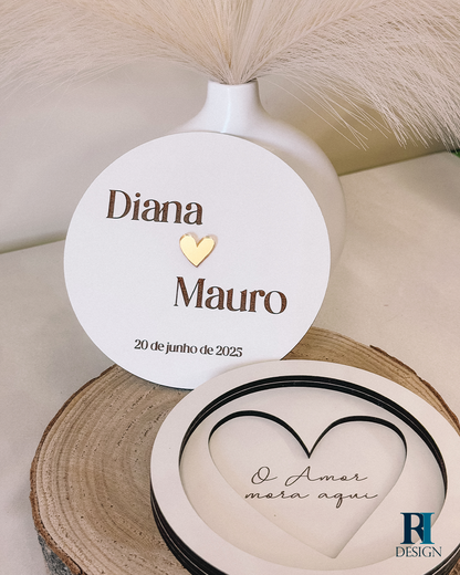 Caixa porta-alianças modelo 1 - RI Design