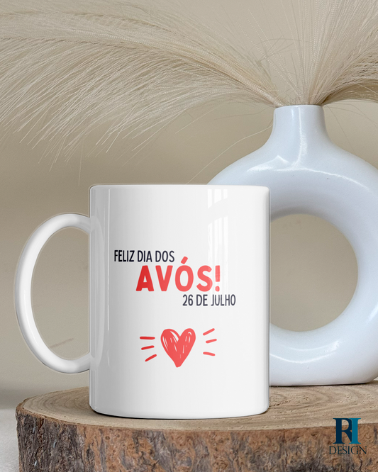 Caneca Dia dos Avós modelo 3 - RI Design