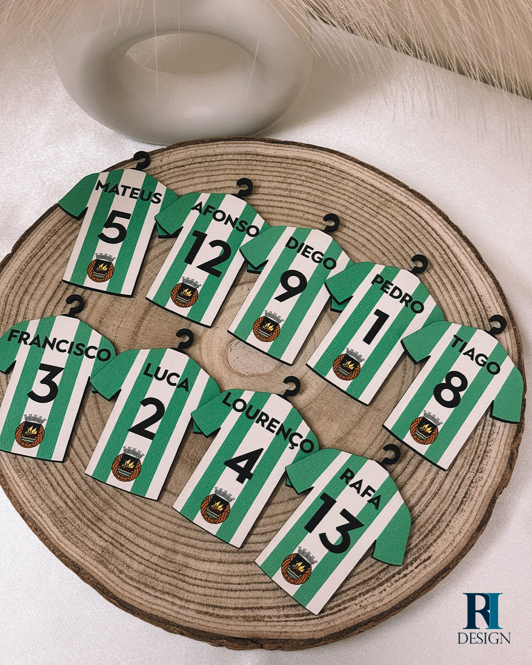 Íman camisola futebol