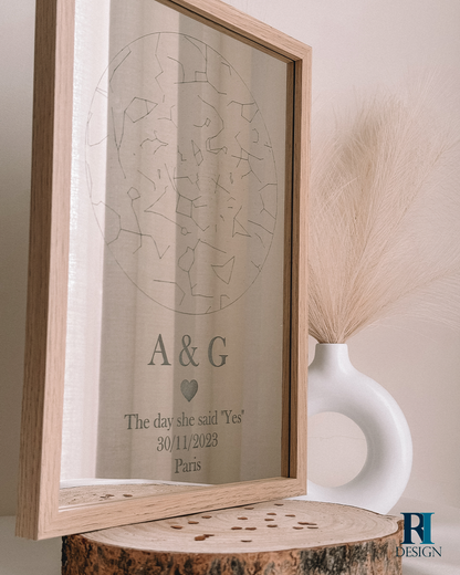 Espelho Mapa das Estrelas - RI Design