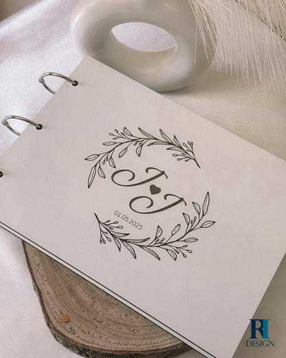 Livro de honra casamento modelo 2 - RI Design