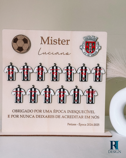 Quadro Treinador c/ base - RI Design