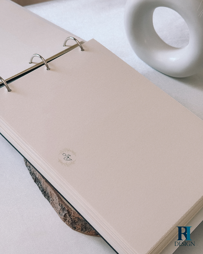 Livro de honra casamento modelo 2 - RI Design