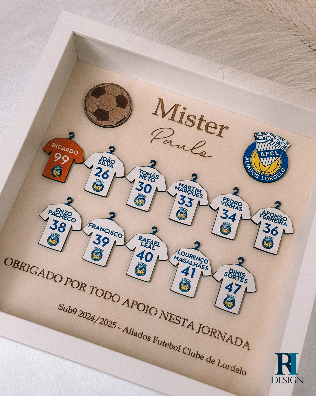 Quadro Treinador c/ moldura