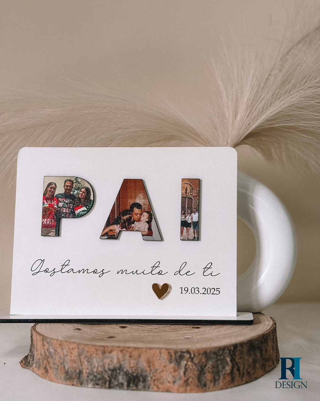Placa Dia do Pai - RI Design