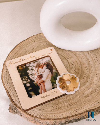 Íman Moldura Flor - RI Design