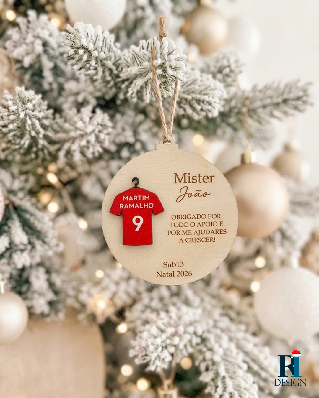 Bola de Natal – Treinador de Futebol