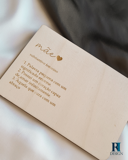 Placa Dia da Mãe - RI Design