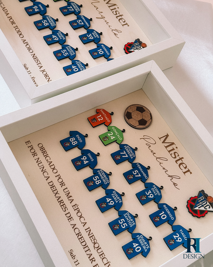 Quadro Treinador c/ moldura - RI Design